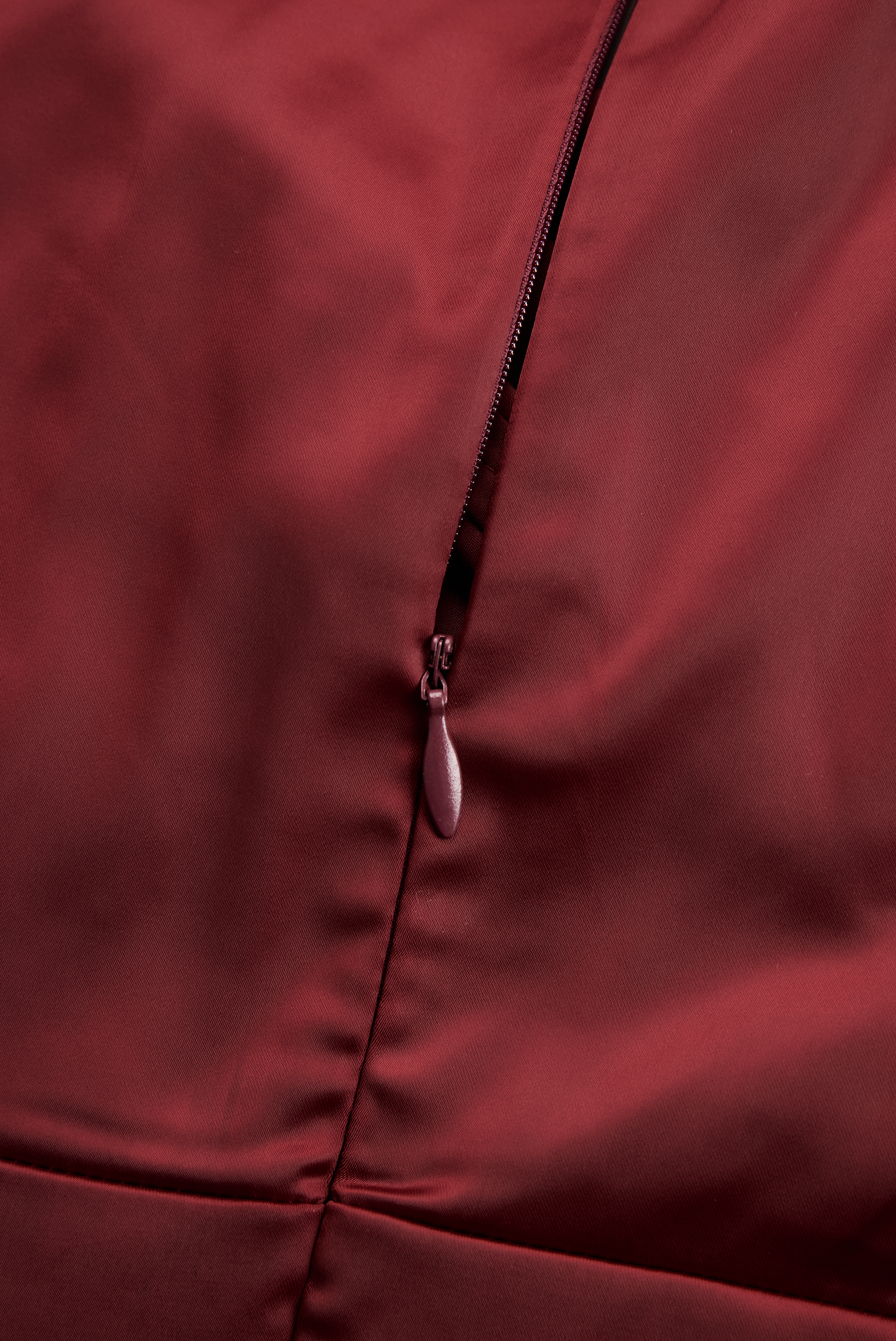 Vintage-Inspired Satin Midi Dress With Draped Collar | Elegant Women's Dress