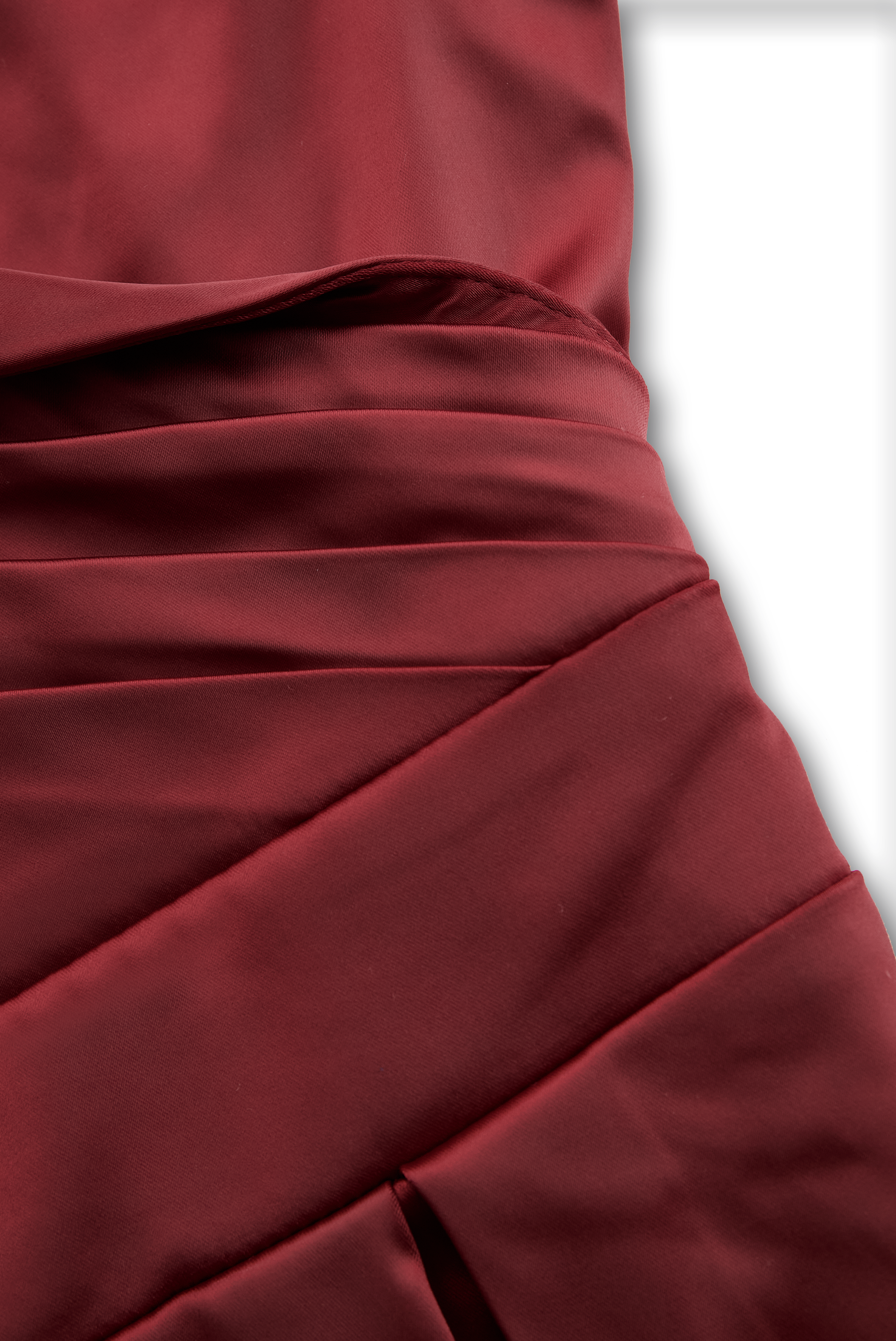 Vintage-Inspired Satin Midi Dress With Draped Collar | Elegant Women's Dress