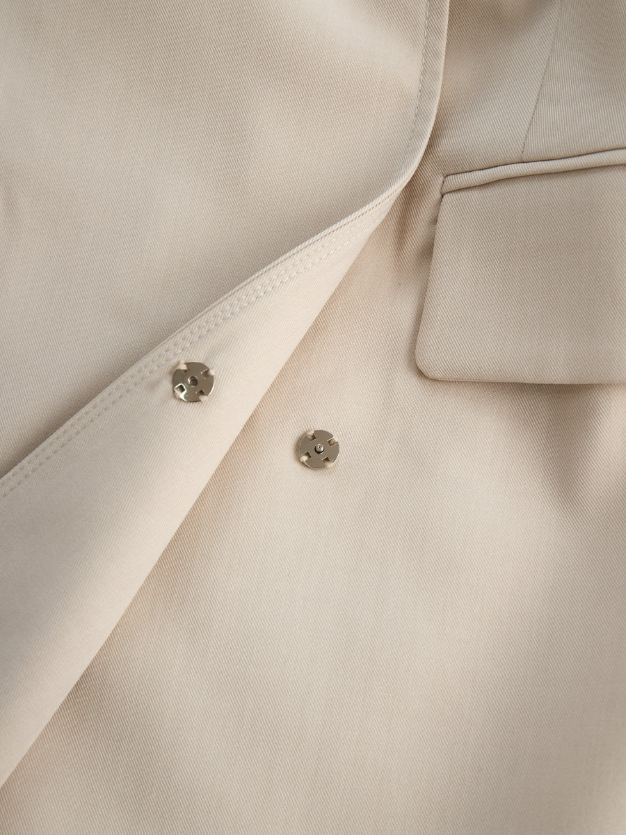 Tailored Blazer-Inspired Mini Dress With Belted Waist | Elegant Women's Dress