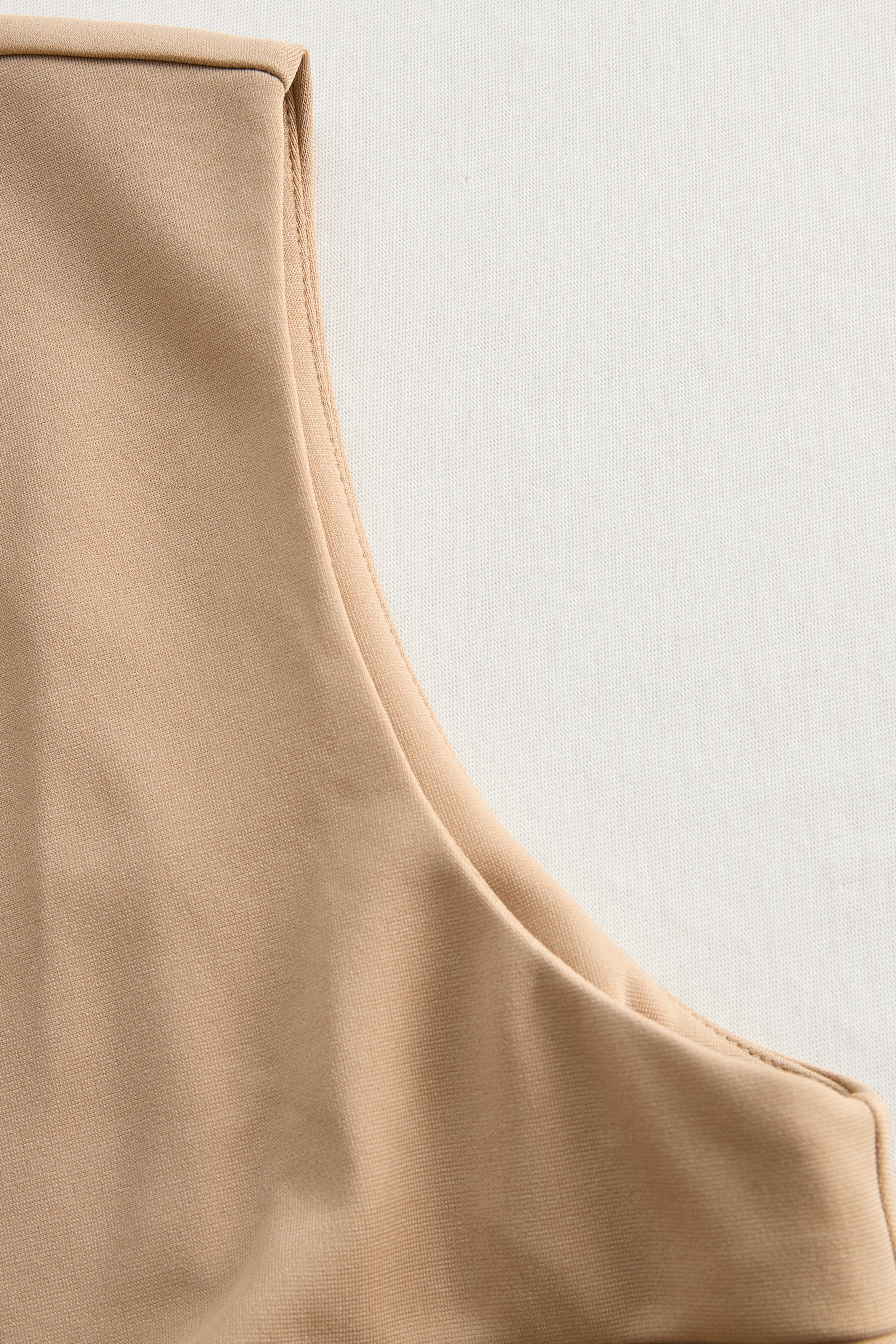 Sophisticated Beige Belted Dress | Elegant Women's Dress