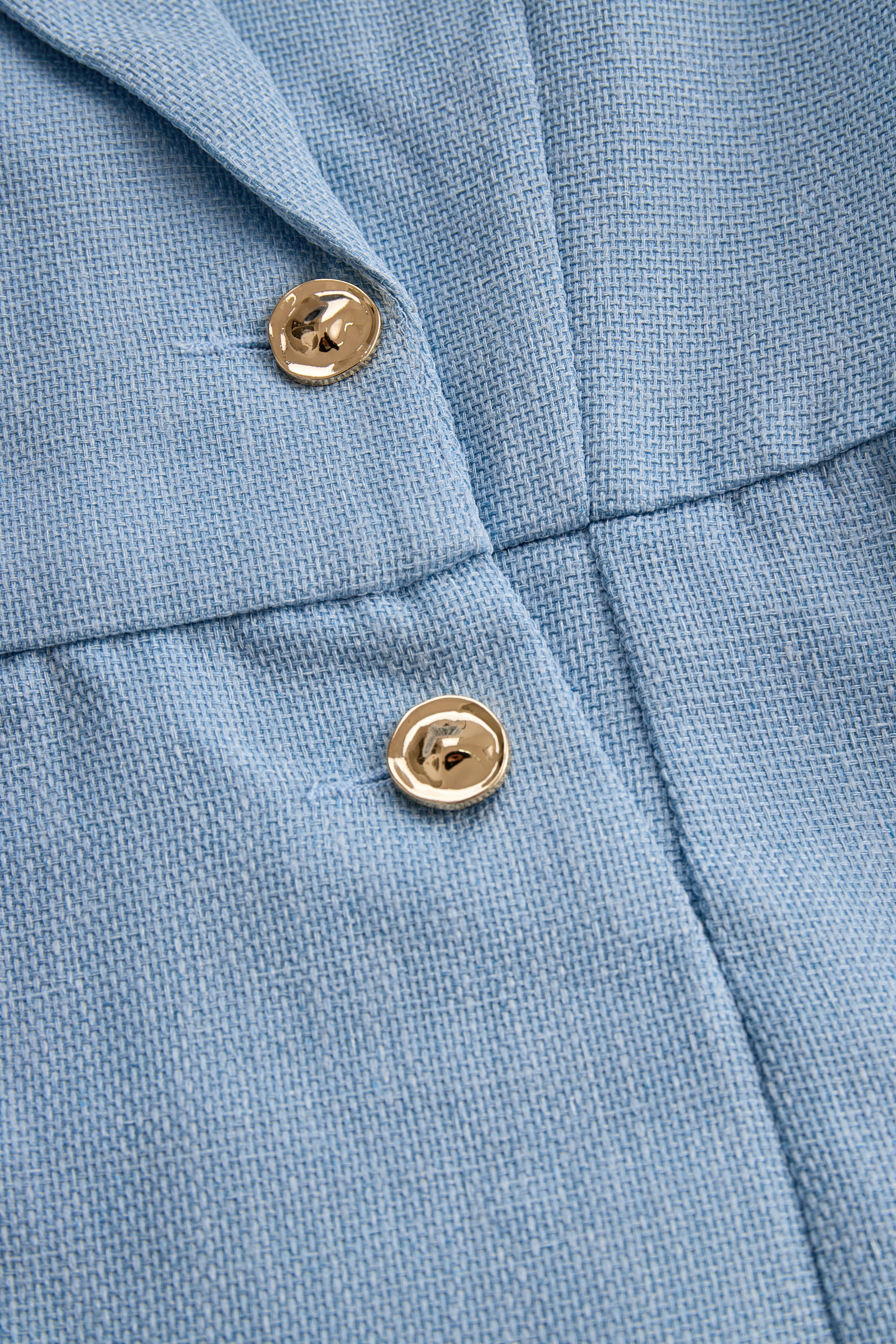 Sophisticated Sky Blue Blazer Dress | Elegant Women's Dress