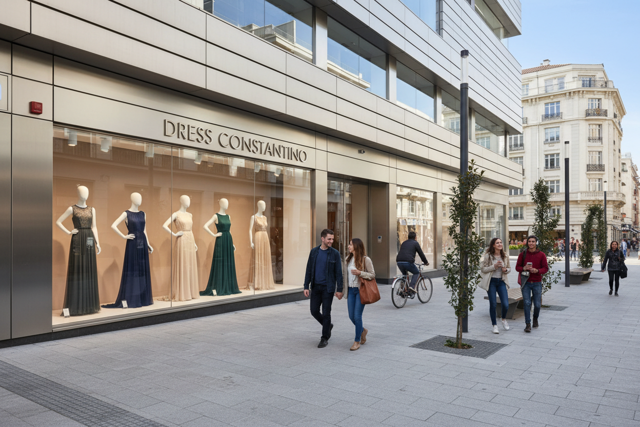 gere outra , em um predio mais moderno e com pessoas passando mais natural