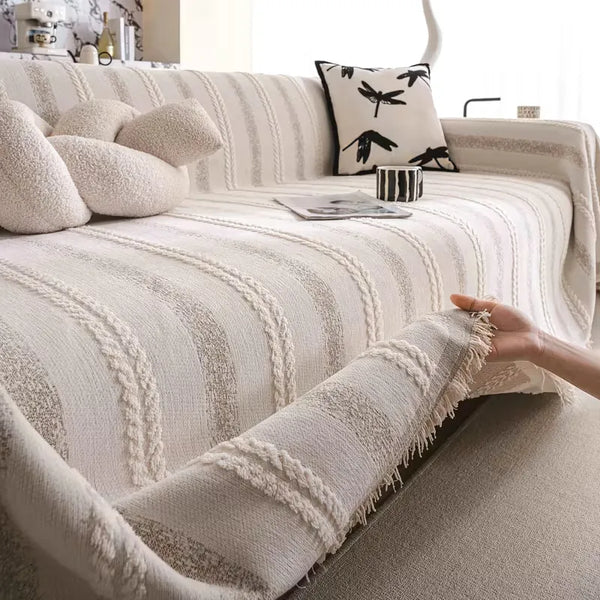 Toque Nuvem - Manta Capa Protetora de Sofá Anti-Risco Animal + BRINDE