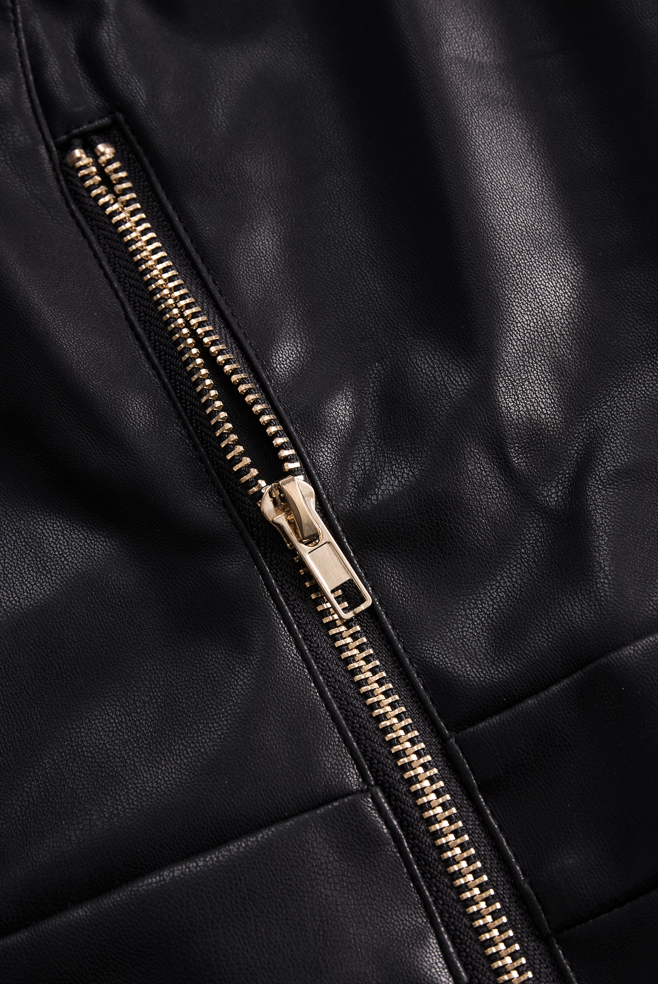 Sleeveless Faux Leather Zippered Romper | Elegant Women's Dress