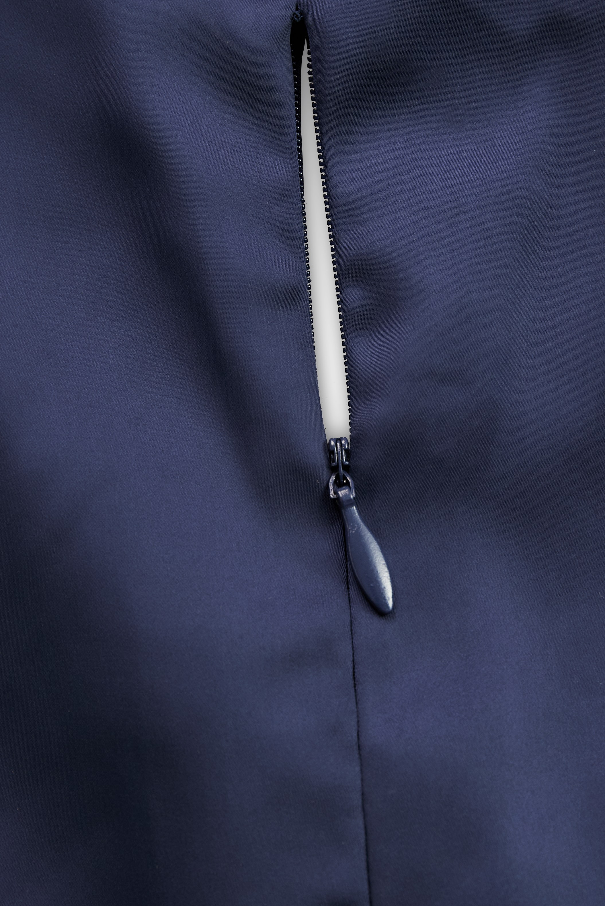 Vintage-Inspired Satin Midi Dress With Draped Collar | Elegant Women's Dress