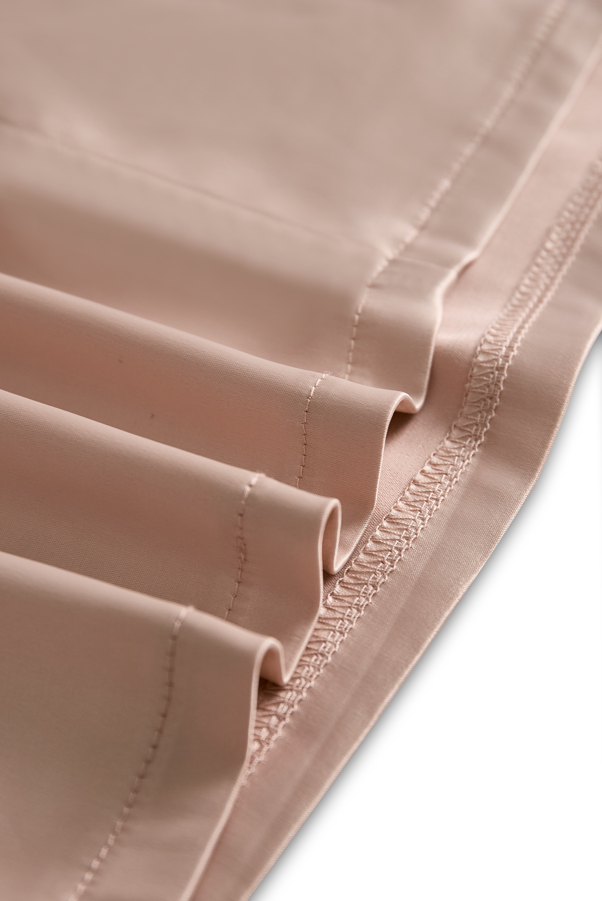 Champagne Satin Square Neck Mini Dress with Long Sleeves | Elegant Women's Dress