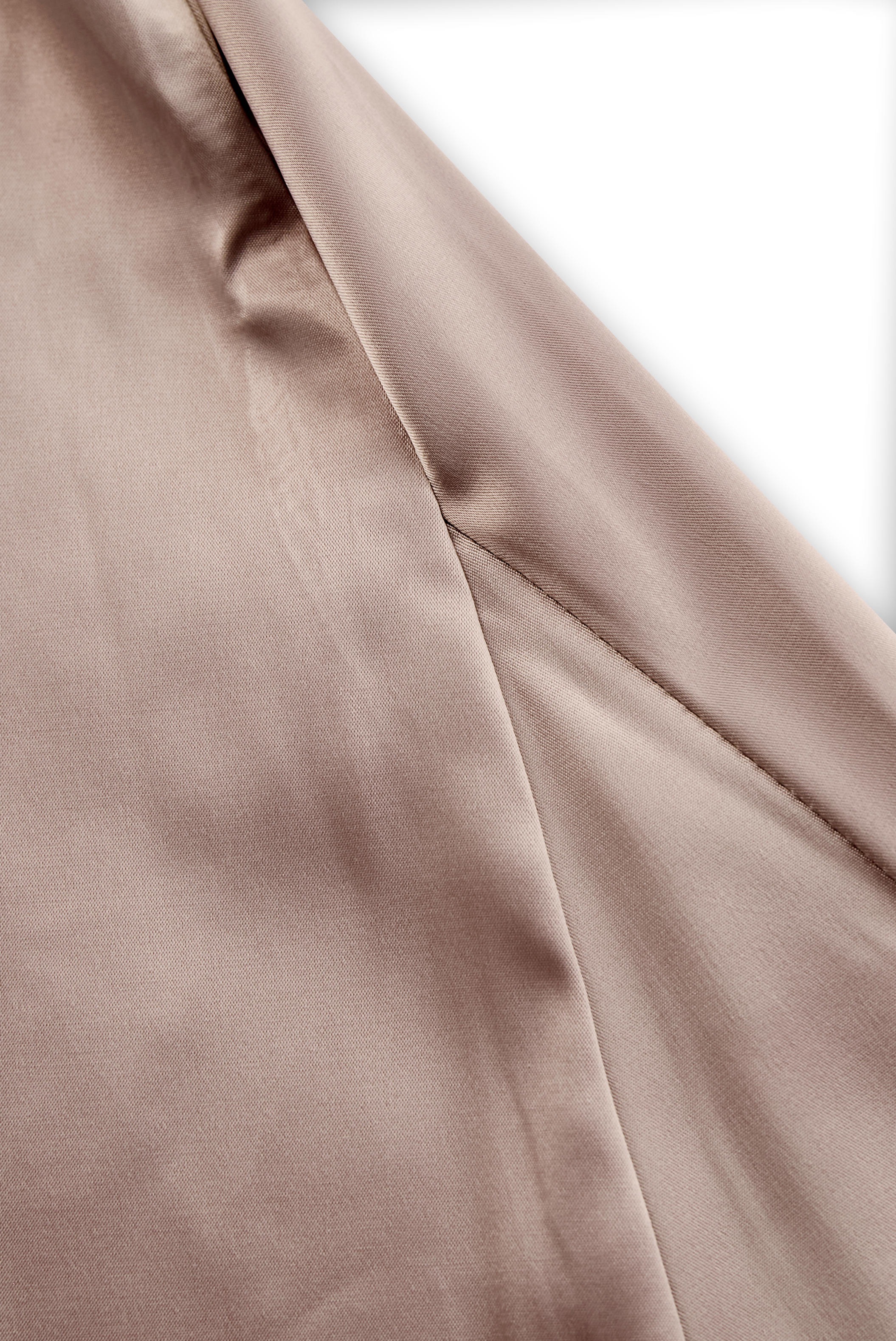 Champagne Satin One-Shoulder Gown | Elegant Women's Dress