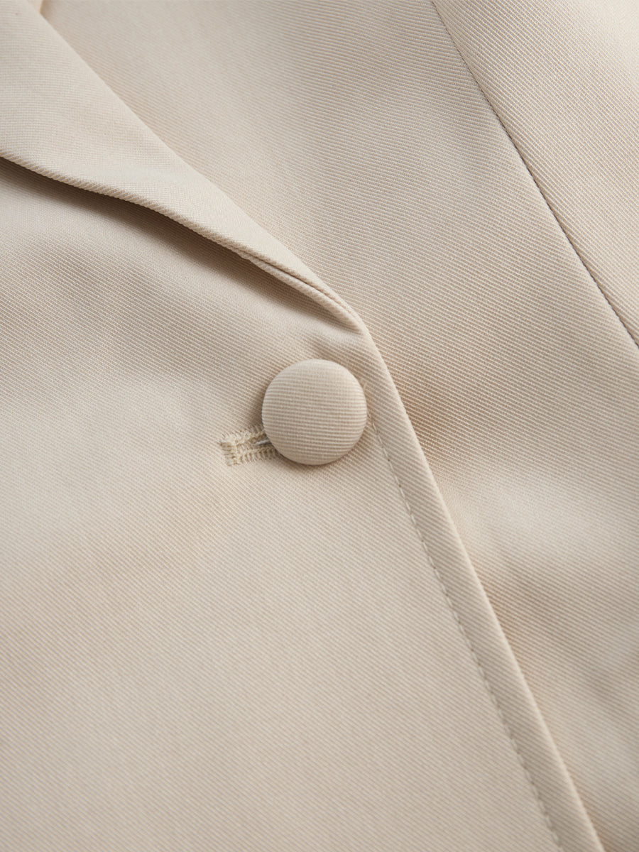 Tailored Blazer-Inspired Mini Dress With Belted Waist | Elegant Women's Dress