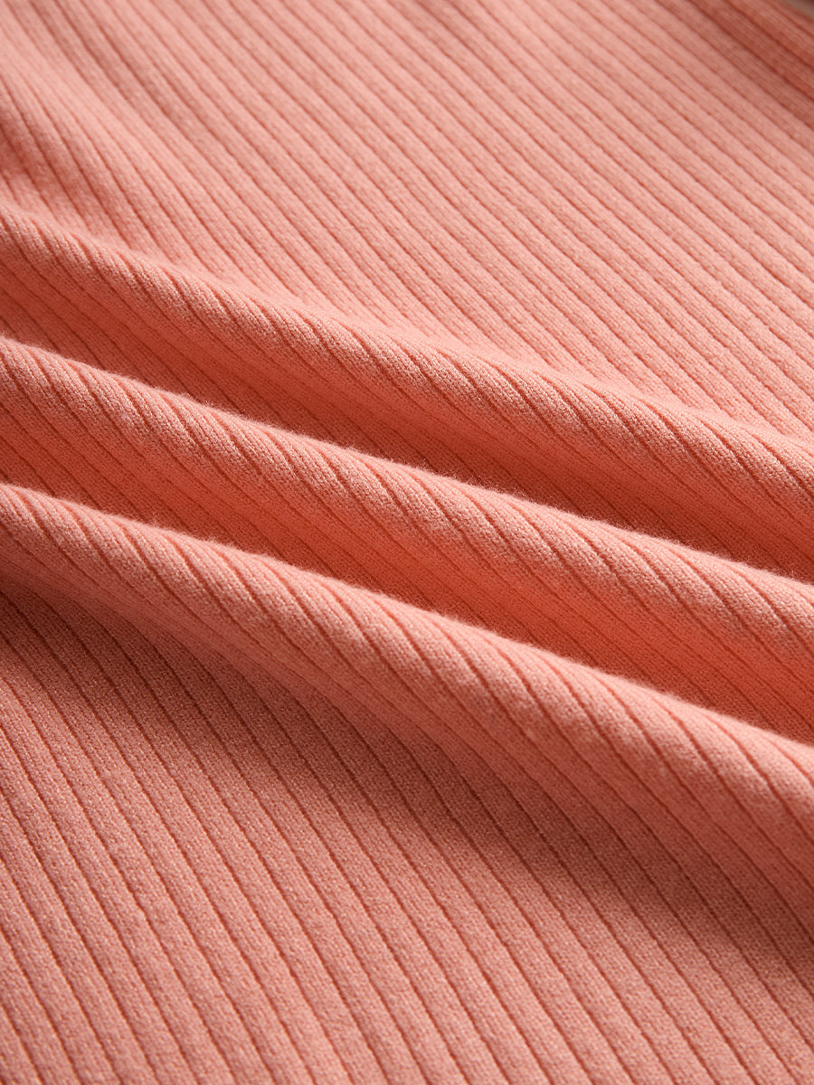 Sweetheart Ruffle Hem Ribbed Knit Mini Dress | Elegant Women's Dress