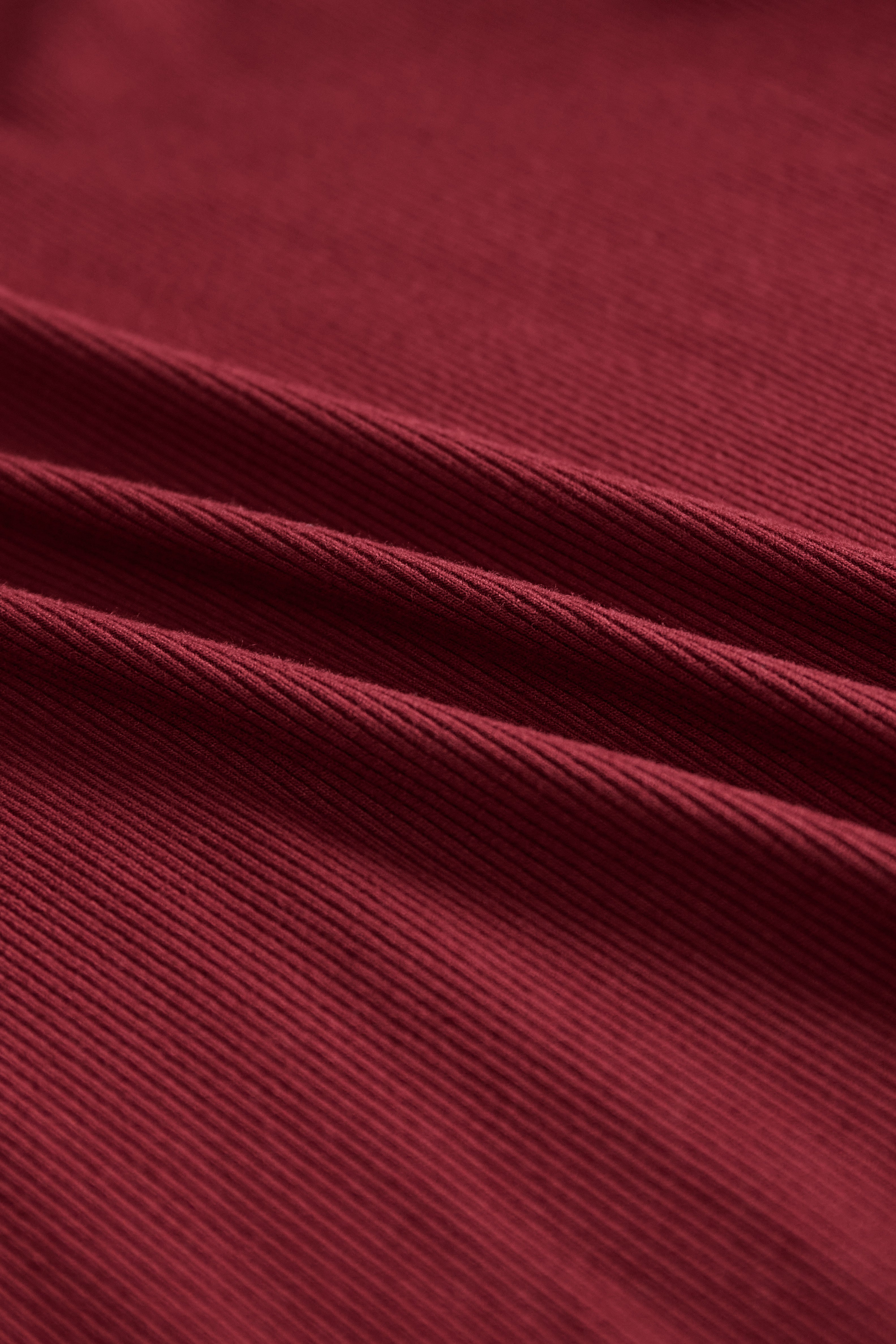 Burgundy Ribbed Turtleneck Mini Dress with Balloon Sleeves | Elegant Women's Dress