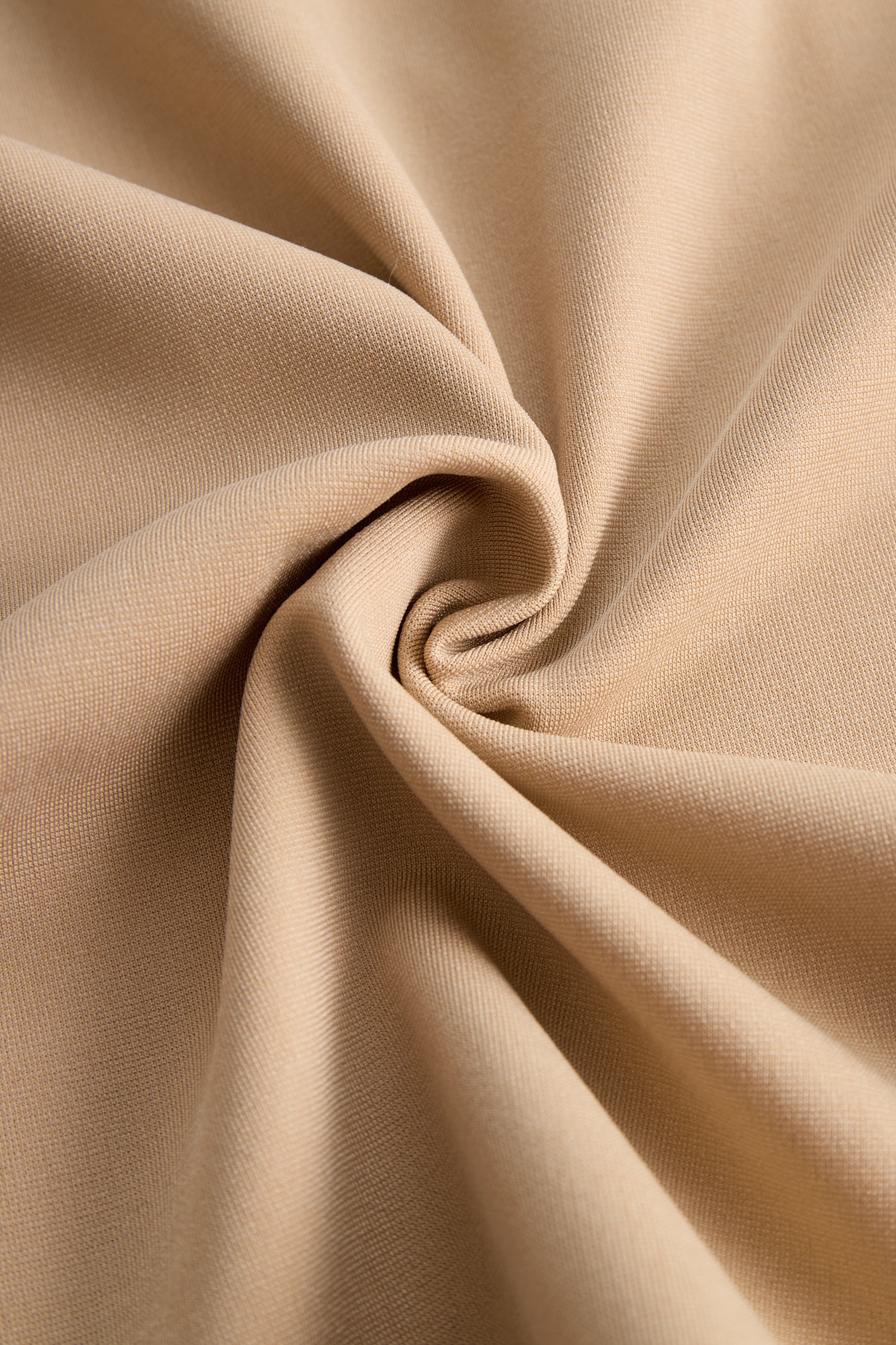 Sophisticated Beige Belted Dress | Elegant Women's Dress