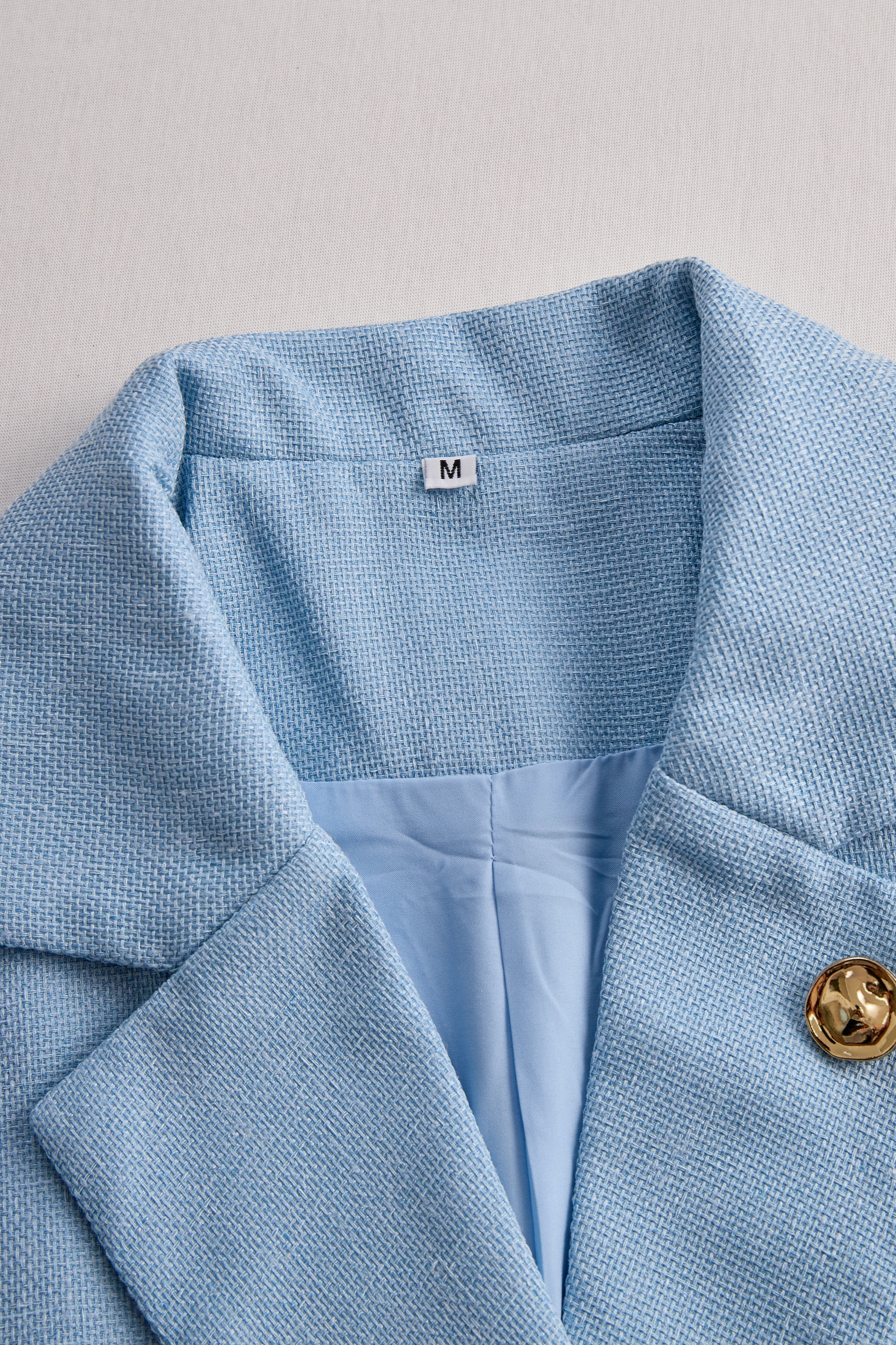 Sophisticated Sky Blue Blazer Dress | Elegant Women's Dress