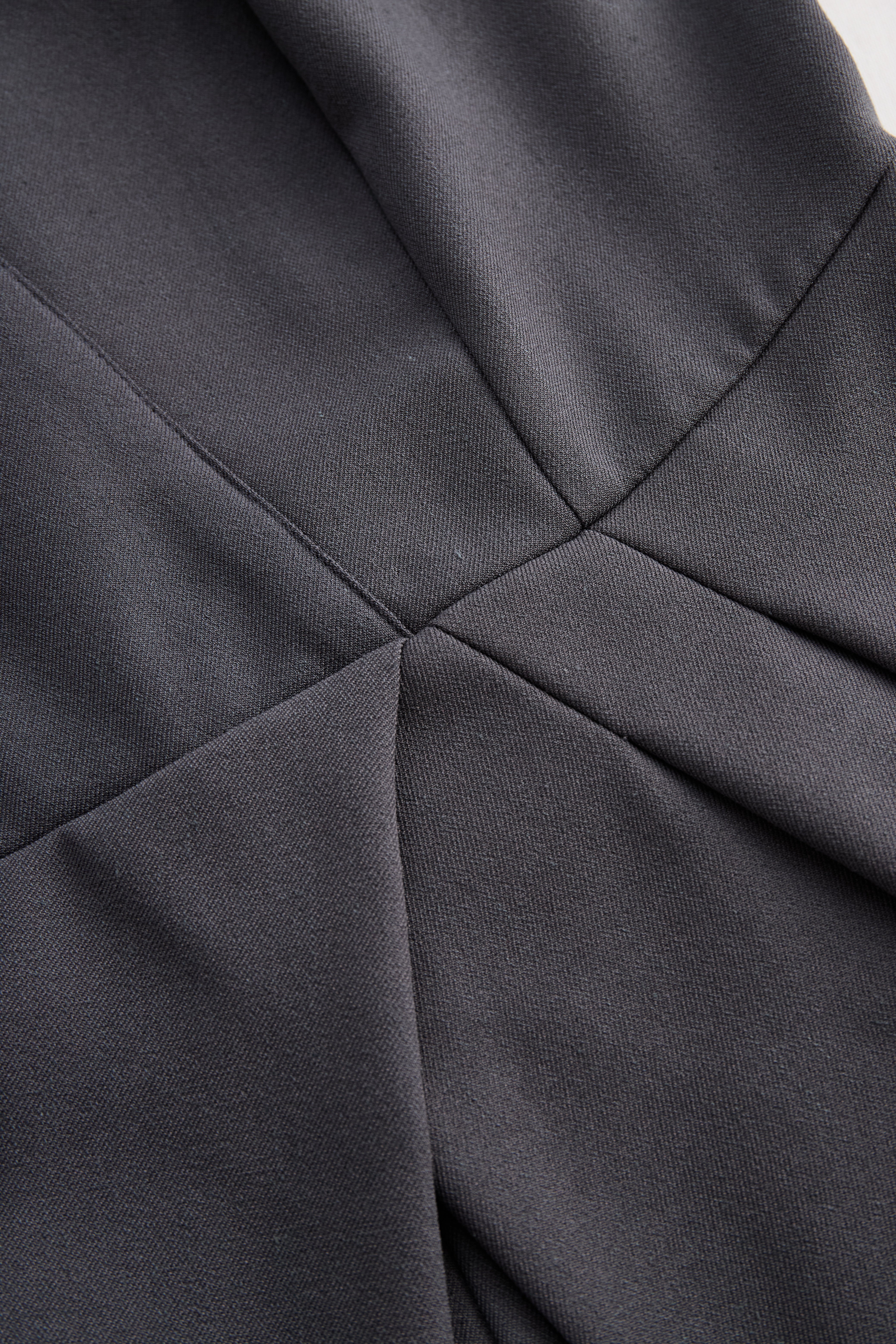 Sophisticated Sleeveless Peplum Jumpsuit In Charcoal Gray | Elegant Women's Dress